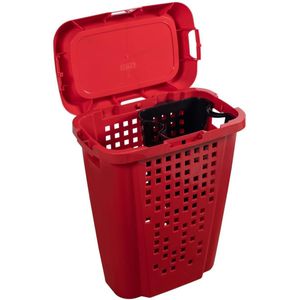 Cesto Organizador Para Roupas Telado Astra Bordô 45L