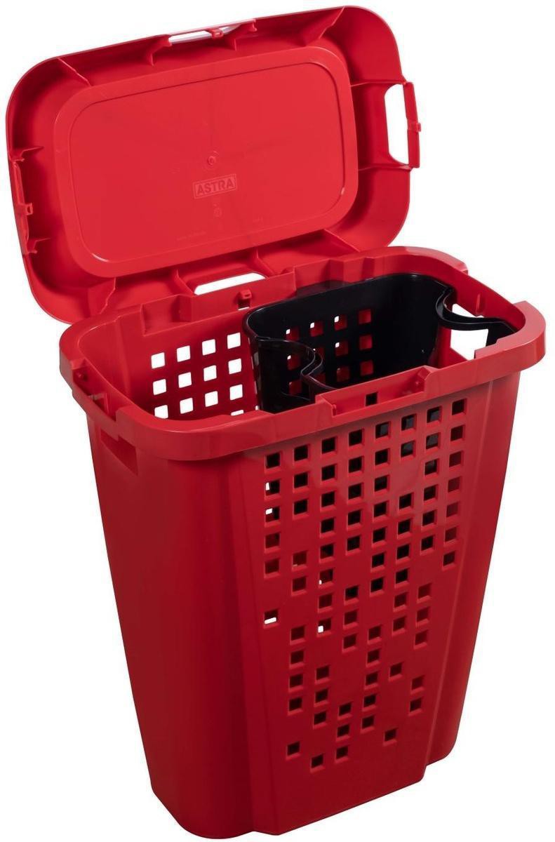 Cesto Organizador Para Roupas Telado Astra Bordô 45L