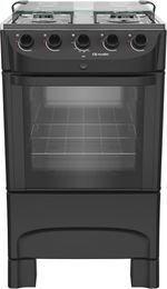 FOGAO-A-GAS-DE-PISO-4-BOCAS-MUELLER-MFI4BB-COM-ACENDIMENTO-AUTOMATICO-PRETO-FOSCO-BIVOLT