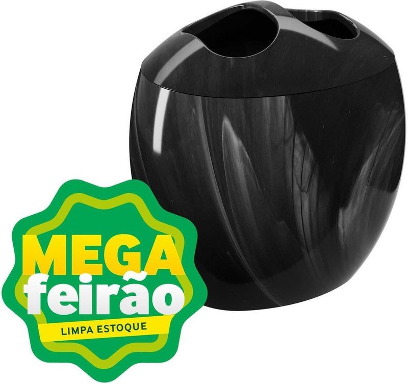 Porta-Escova-Spoom-Coza-Marmore-Preto