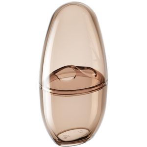 Porta Escova Spoom Coza Com Tampa Rosa Blush