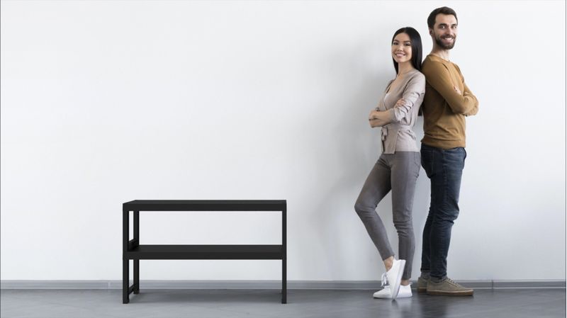 ESTANTE-DECORATIVA-ORGANIZE-QUADRA-2-PRATELEIRAS-76X47X30-PRETO