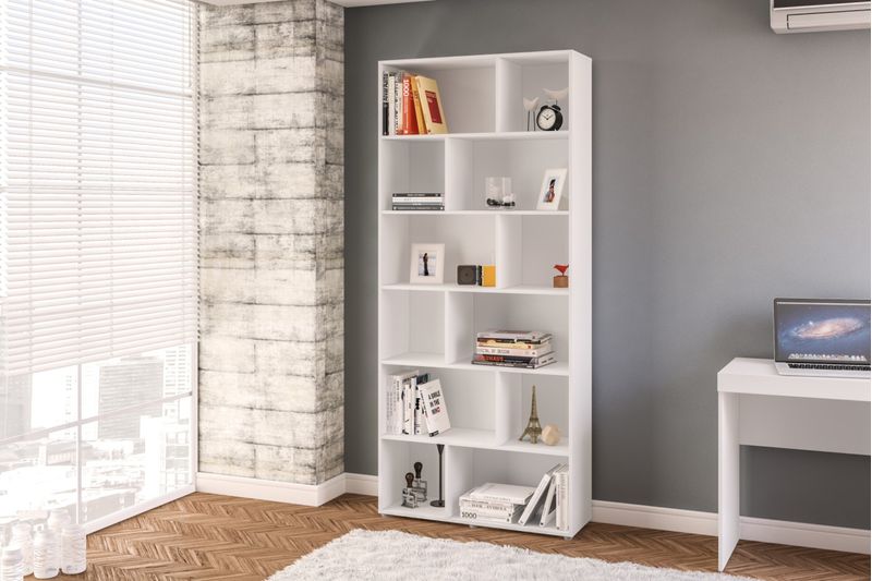 ESTANTE-LIVREIRO-12-NICHOS-XANGAI-POLITORNO-BRANCO-90X2042X30CM