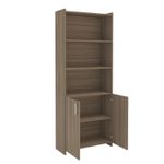 ESTANTE-LIVREIRO-2-PORTAS-3-PRATELEIRAS-CASTANHO-POLITORNO-70X178X30CM
