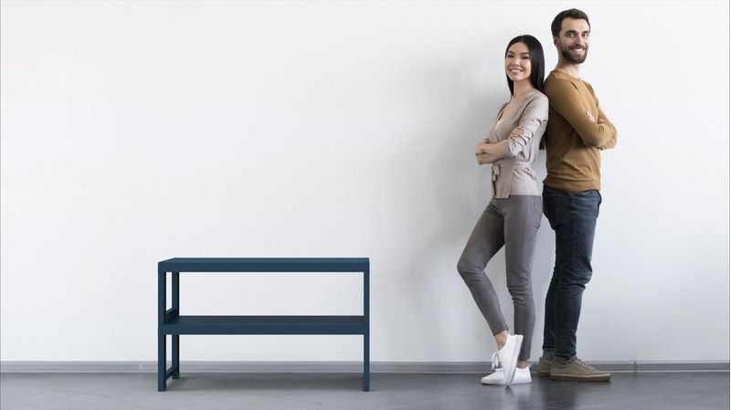 Estante-Decorativa-2-Prateleiras-Organize-Quadra-Navy-76x47x30cm