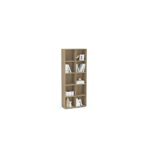 Estante Livreiro Para Livro 10 Nichos Caracol Politorno Castanho 74x186x31cm