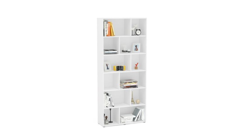 ESTANTE-LIVREIRO-12-NICHOS-XANGAI-POLITORNO-BRANCO-90X2042X30CM