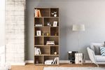 ESTANTE-LIVREIRO-12-NICHOS-POLITORNO-XANGAI-CASTANHO-90X2042X30CM