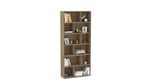 ESTANTE-LIVREIRO-12-NICHOS-POLITORNO-XANGAI-CASTANHO-90X2042X30CM