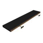 PRATELEIRA-DECORATIVA-RETA-COM-SUPORTE-CLASSIC-113-MONTFACIL-120X25-PRETO-BORDA-RETA