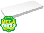 Prateleira-Decorativa-Reta-com-Suporte-Classic-Montfacil-Branca-Borda-Reta-60x25cm