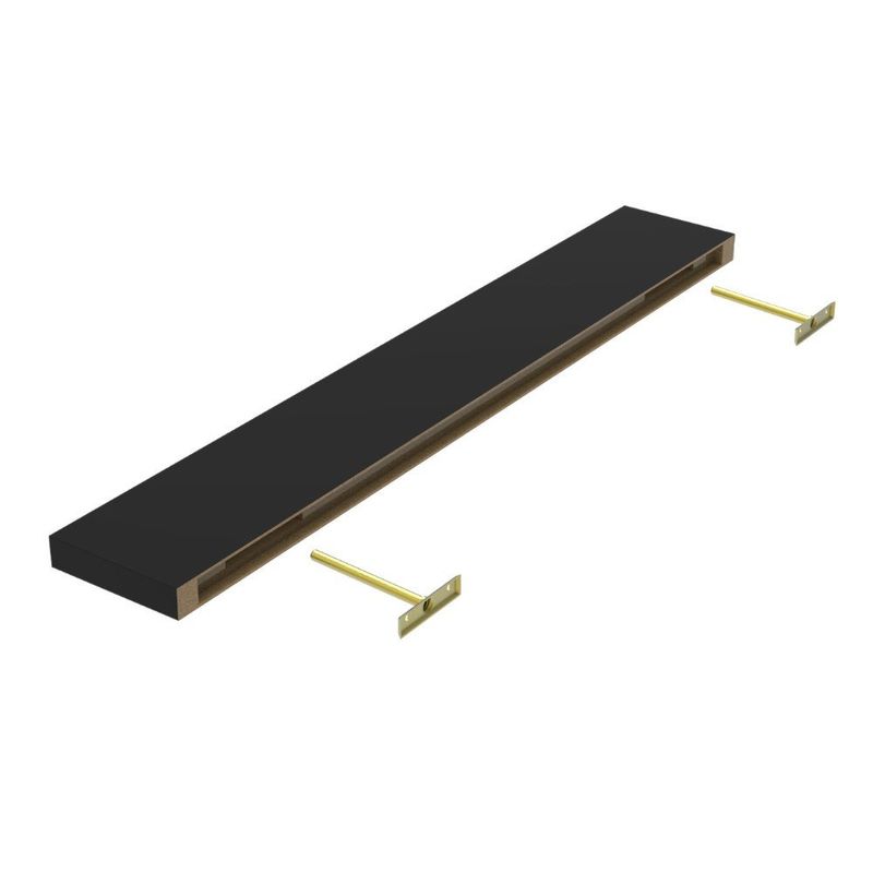 PRATELEIRA-DECORATIVA-STILO-COM-SUPORTE-568-MONTFACIL-90X14-PRETO-BORDA-RETA