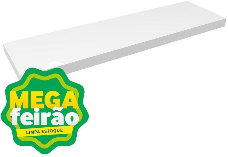Prateleira-Decorativa-Reta-com-Suporte-Classic-Montfacil-Branca-Borda-Reta-90x25cm
