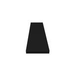 PRATELEIRA-DECORATIVA-RETA-COM-SUPORTE-CLASSIC-112-MONTFACIL-90X25-PRETO-BORDA-RETA