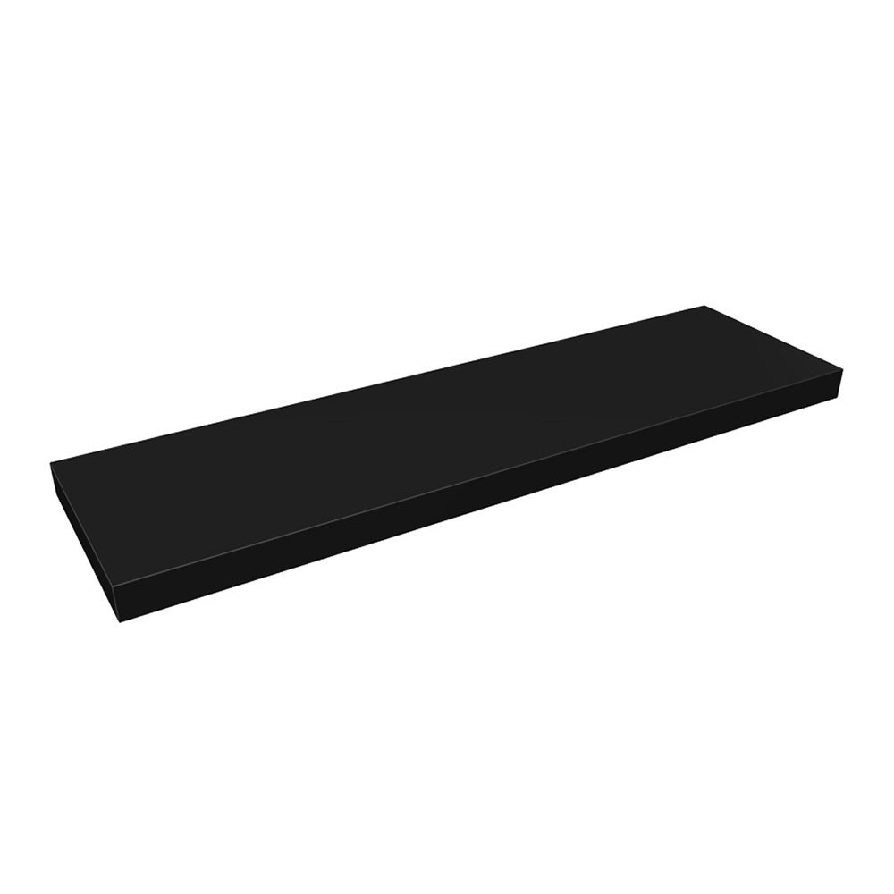 Prateleira Decorativa Arauco MDF Preto 120x30x1,5cm