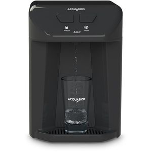 Purificador de Água Bacteriológico Acquabios Basic Com Refil Extra Preto Bivolt