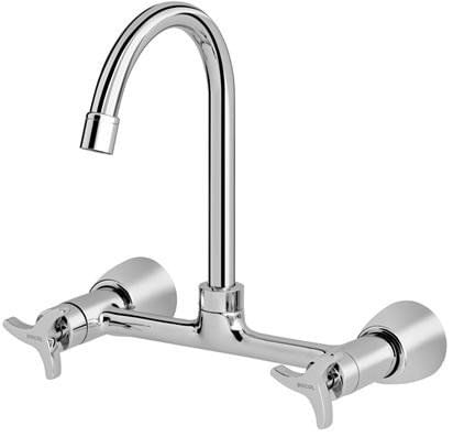 TORNEIRA-MISTURADOR-COZINHA-DOCOL-DE-PAREDE-1-2--3-4--TRIO-CHROME