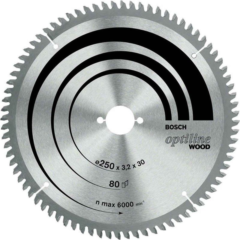 Disco de Corte Para Madeira Bosch Para 80DT 10