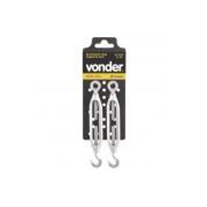 Esticador Para Cabo de Aço com Gancho e Olhar Vonder 1/4" Kit com 2 Unidades