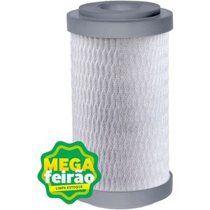 Refil Filtro de Água Para Torneira Acquabios Ecobloc Encaixe Micra 4.7/8" Branco