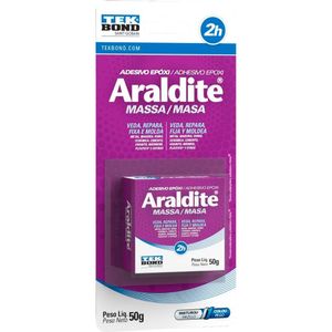 Adesivo Cola Araldite Massa Blister Tekbond 50g