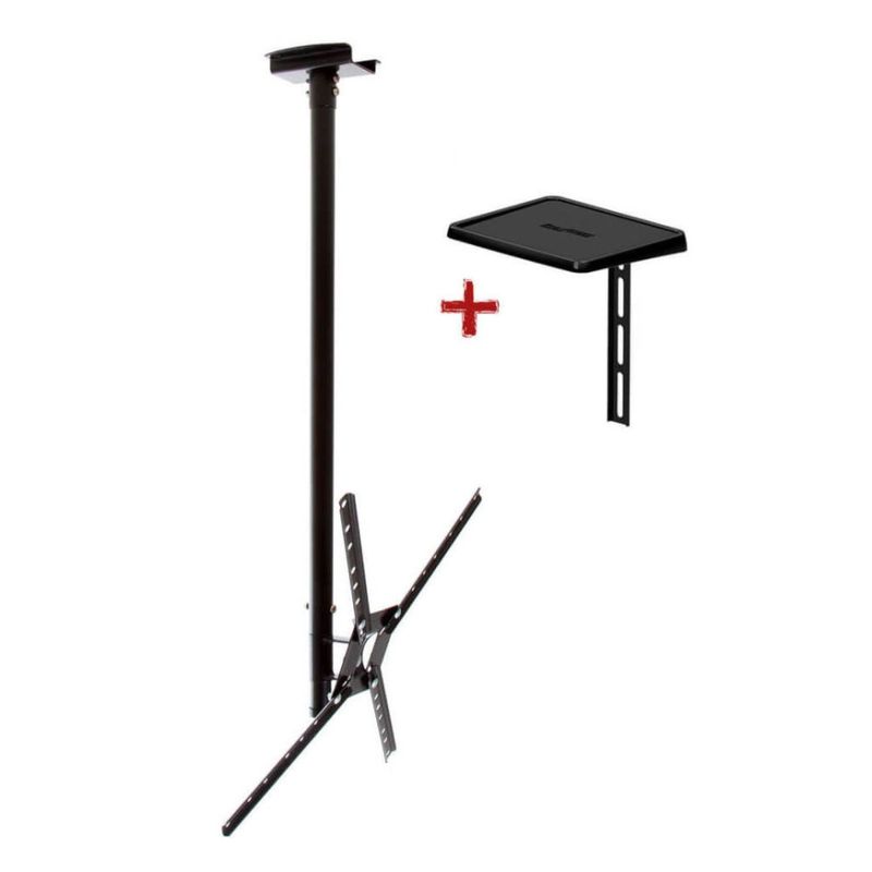 SUPORTE-DE-TETO-PARA-TV-LED-LCD-PLASMA-3D-E-SMART-TV-DE-10--A-55--BRASFORMA-SBRP150-PRETO