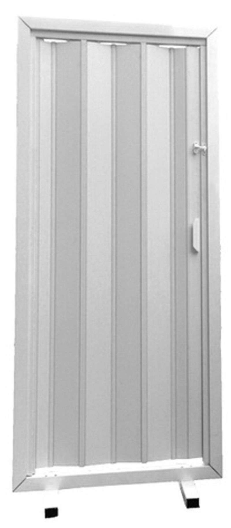 Porta Sanfonada de PVC Plasflex Branco Neve 60x210cm