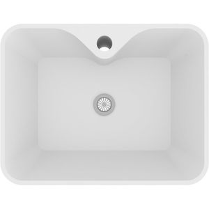 Cuba de Apoio Para Banheiro Bosi Prisma 46,5X36X13 Branco