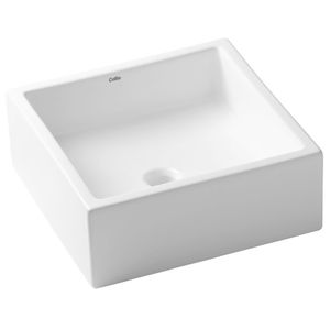 Cuba de Apoio Para Banheiro Incepa Loft Q5 35X35Cm Sem Mesa Branco