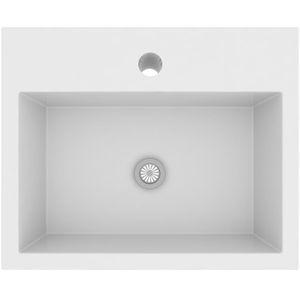 Cuba de Apoio Para Banheiro Bosi Quadra 44,5X36,5Xx13,3 Branco