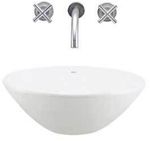 Cuba de Apoio Para Banheiro Deca Redonda L-55 Branco 17-ns_1831_1