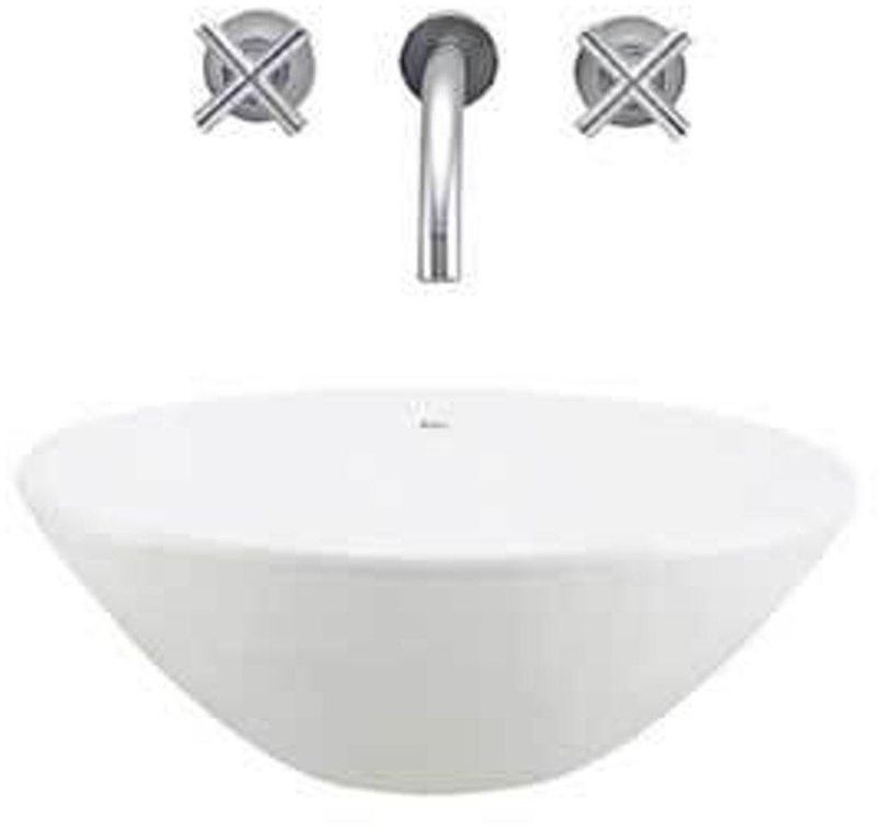 Cuba de Apoio Para Banheiro Deca Redonda L-55 Branco 17-ns_1831_1