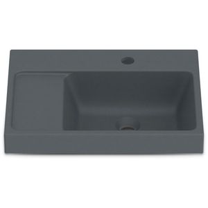 Cuba de Sobrepor Para Banheiro Roca Optica L50 Grafito 50X38