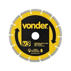 Disco de Corte Diamantado Segmentado Vonder V3 180mm