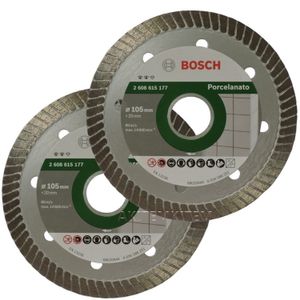 Disco de Corte Diamantado Porcelanato Bosch 177 Turbo 105mm