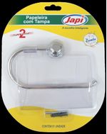 Papeleira-Kit-Banheiro-Japi-Samba-Cromado