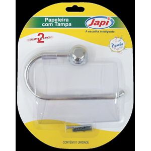 Papeleira Kit Banheiro Japi Samba Cromado