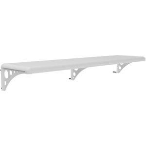 Prateleira Decorativa com Suporte Multiuso Astra Branco 80x20cm