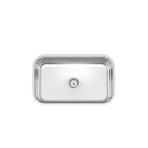Cuba de Embutir Para Cozinha Tramontina em Aço Inox Polido Retangular Standard 56cm