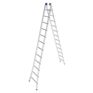 Escada de Alumínio Extensível Mor 2X12 24 Degraus 6,17m