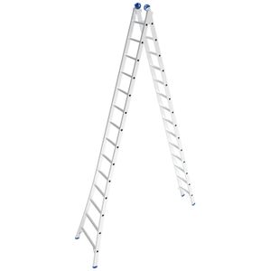Escada de Alumínio Extensível Mor 2X14 28 Degraus 7,01m