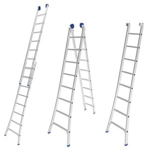 Escada de Alumínio Extensível Mor 2X8 16 Degraus 4,21m