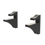 PRATELEIRA-COM-SUPORTE-STUDIO-60X25-BRASFORMA-KPP60X25X15-UV-PRETO
