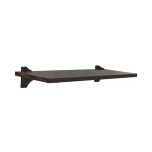 Prateleira Decorativa com Suporte Studio Brasforma KPC UV Chocolate 60x30x1,5cm