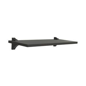 Prateleira Decorativa com Suporte Studio Brasforma KPP UV Preto 60x25x1,5cm