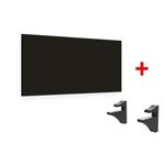 PRATELEIRA-COM-SUPORTE-STUDIO-60X25-BRASFORMA-KPP60X25X15-UV-PRETO