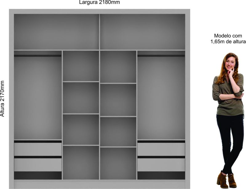 GUARDA-ROUPA---ROUPEIRO-2-PORTAS-DE-CORRER-4-GAVETAS-CASTRO-TURIM-BRANCO-218CM