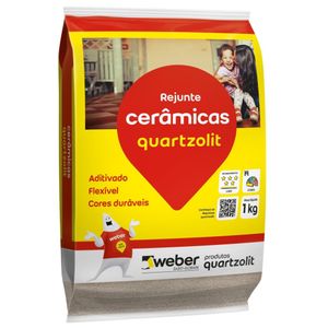 Rejunte Quartzolit Flexível Marron Tabaco 1Kg