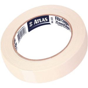 Fita Crepe Para Pintura Atlas 24mm 50m