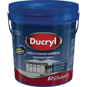 Tinta Acrílica Ducryl Semi Brilho Branco Gelo 18L